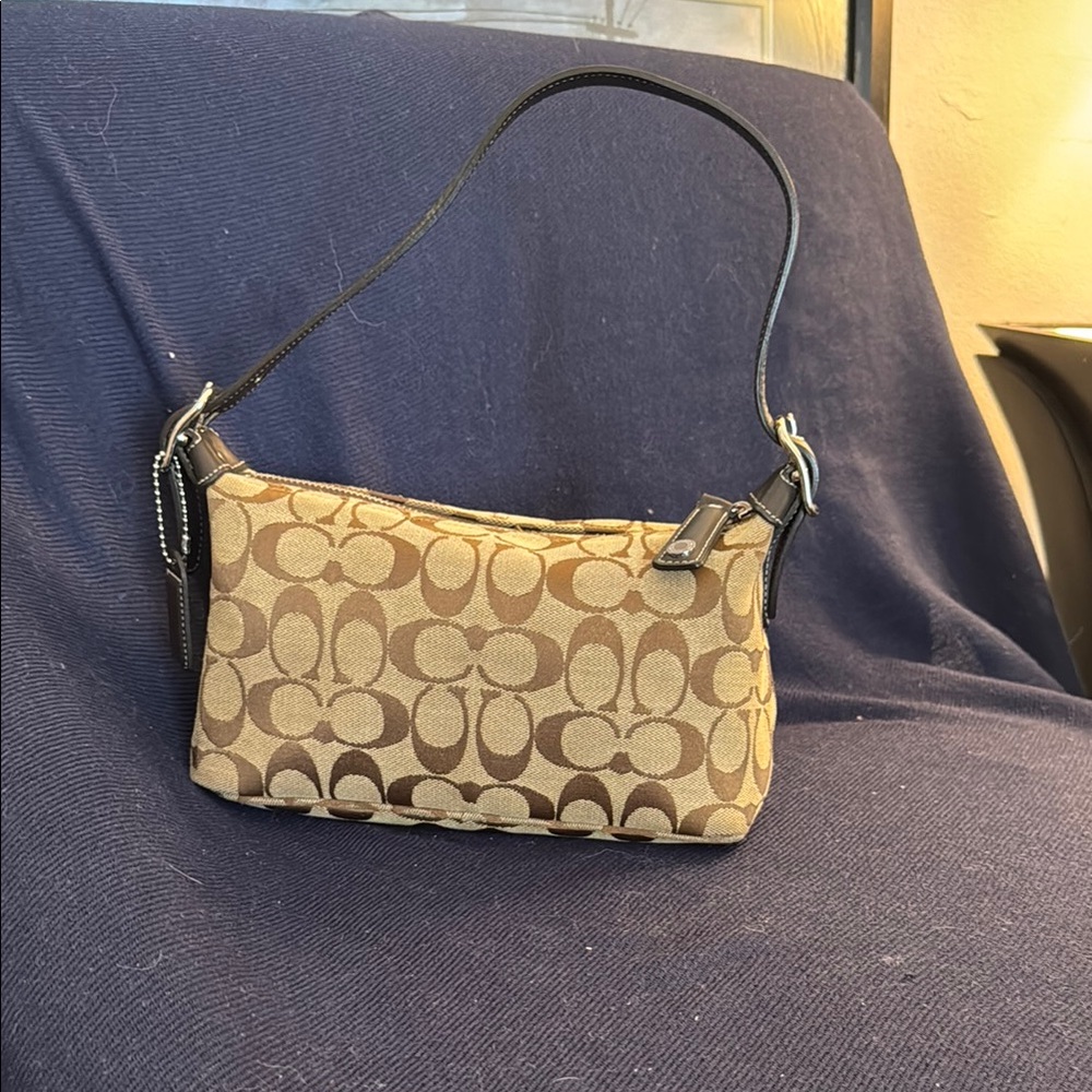 Coach Brown Signature Shoulder Bag